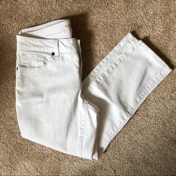 Michael Kors White Crop Jean Size 2 - Picture 3 of 8